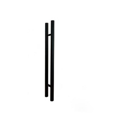 Matt Black 1200mm Entry Door Pull Handles - Pair