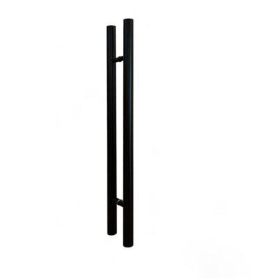 Matt Black 1800mm Entry Door Pull Handles - Pair