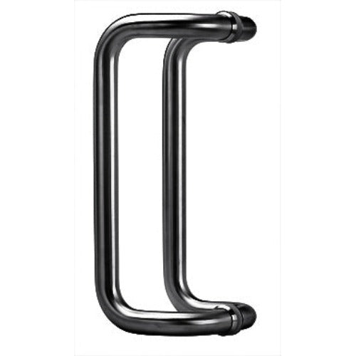 Black Stainless steel 600mm Round Offset Entry door Pull handles