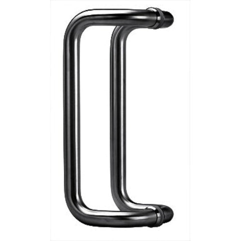 Black Stainless steel 600mm Round Offset Entry door Pull handles