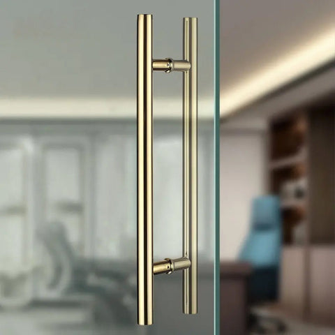 Brushed Brass finish 400mm Pull Handle set