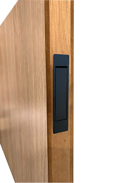 Matt Black Sliding Door Edge Pull Handle