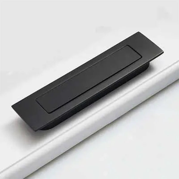 Matt Black Sliding Door Edge Pull Handle