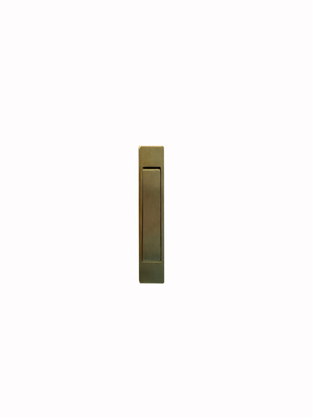 Brushed Brass Sliding Door Edge Pull Handle