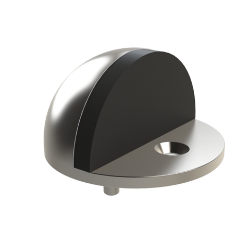 Half Moon Floor mounted door stop - Stainless steel