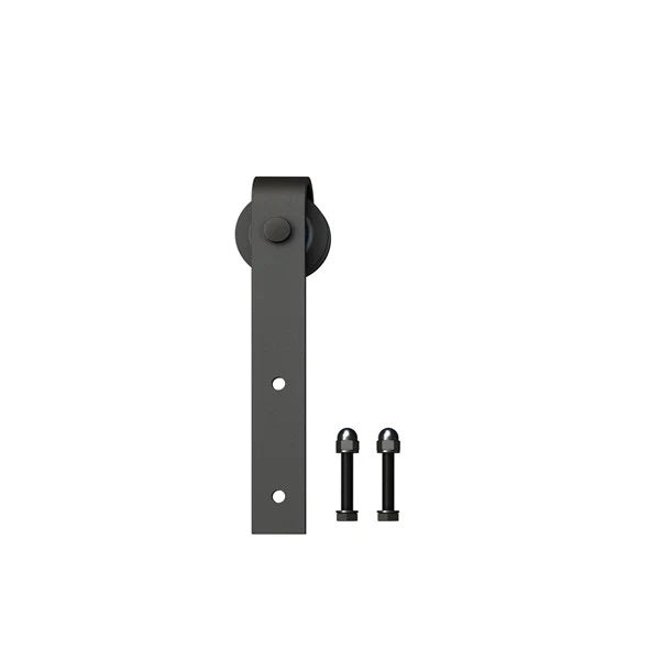 Matt Black Barn Door Track Roller