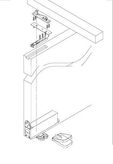 Self-Closing Pivot Hinge Closer Kit with Hold Open Feature