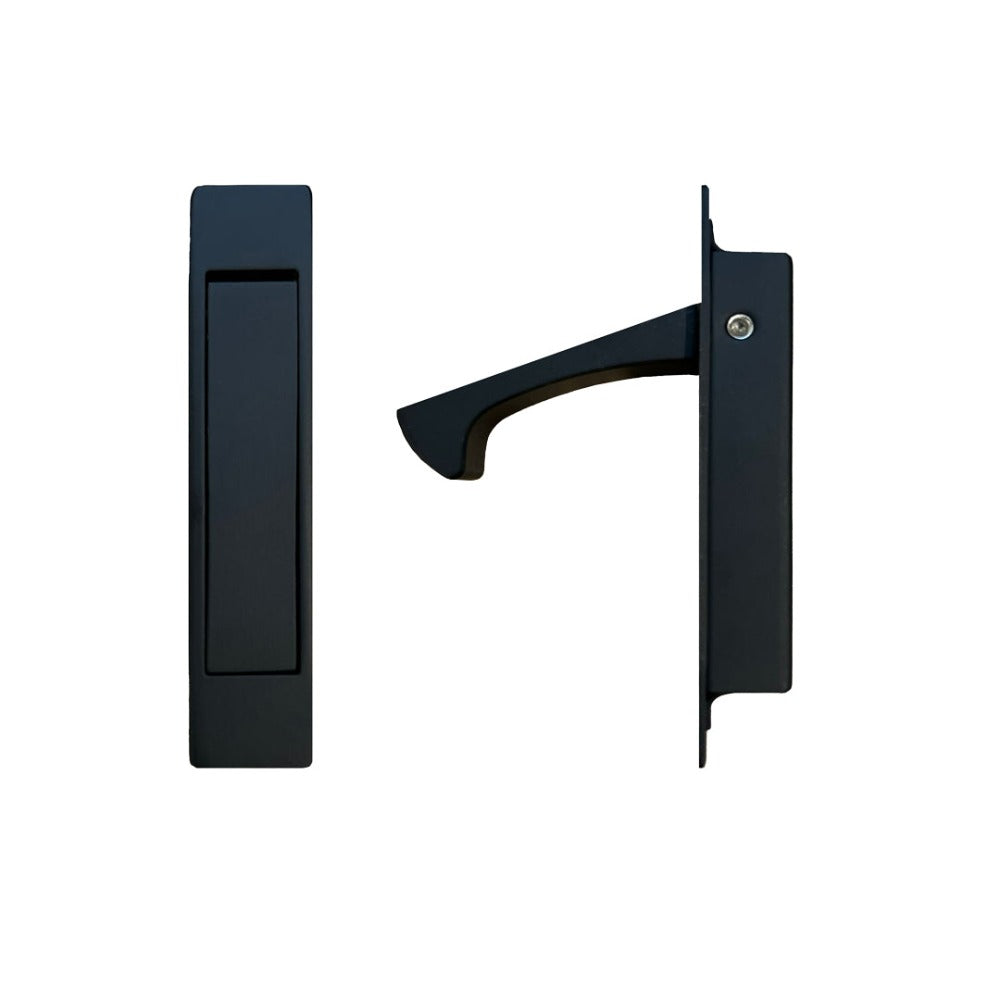 Sliding Door edge Pull matt black for cavity and  sliding doors