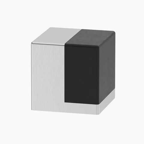 Cube Stainless Steel Floor Mounted Door stop 40mm