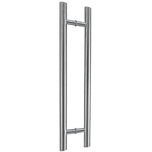 Gunmetal Stainless Steel 1800mm Entry Door Pull Handle - Pair