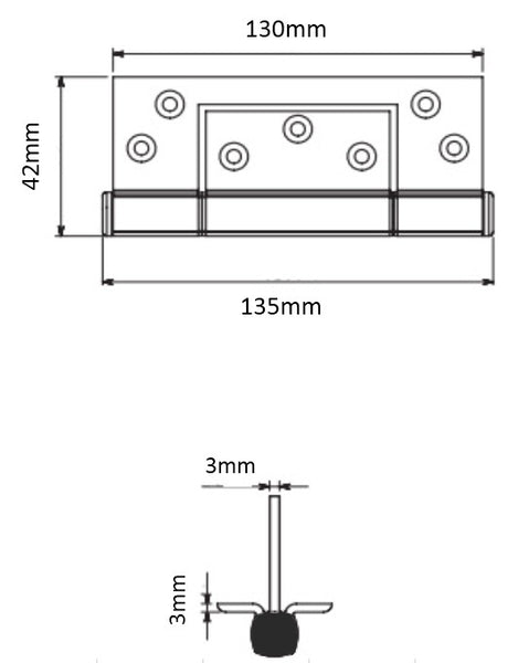 WHITE Fast Fix, Wrap Around, Interfold Hinge (3 of)